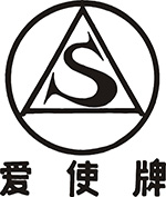 上海皮革化工厂爱使牌logo